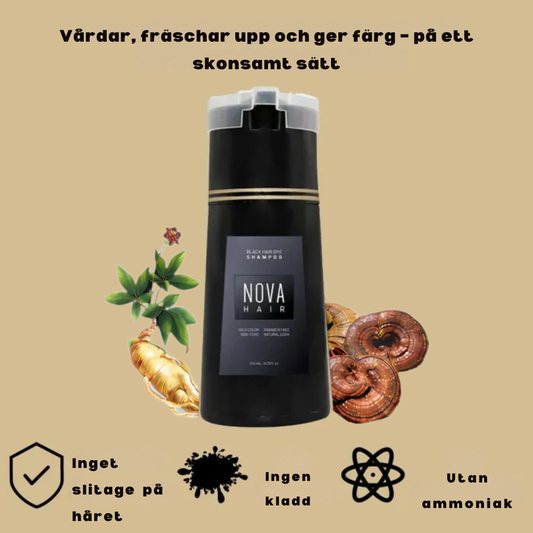 Färgschampo – Rengör, Vårdar och Täcker grått hår