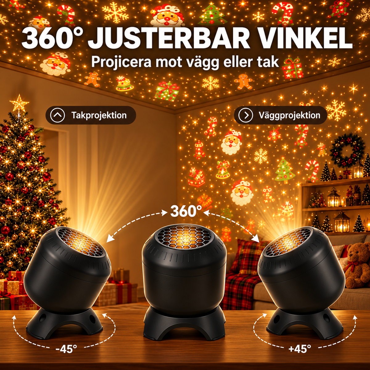 JulMagi – 8-i-1 Projektor