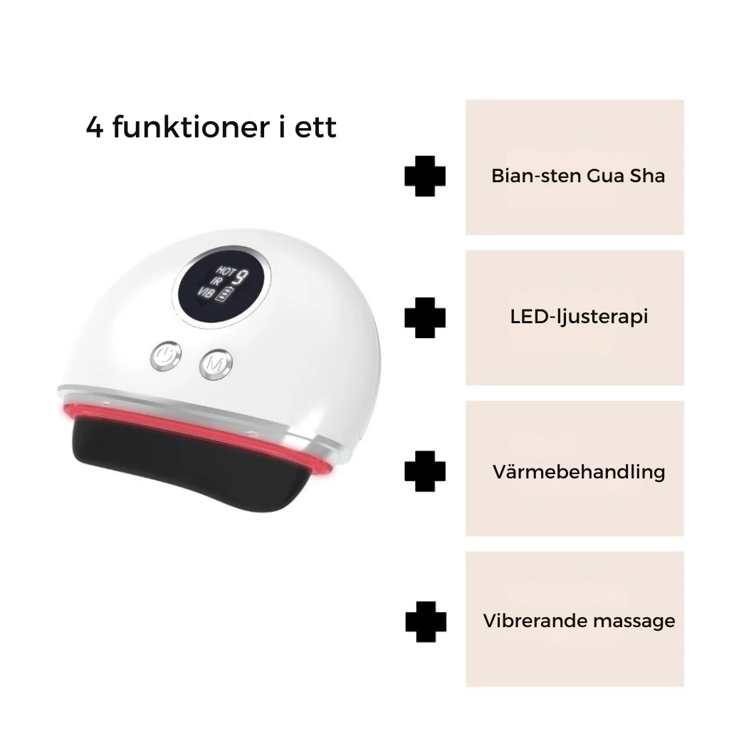 Gua Sha Bian Stone - För Ansikte och Kropp