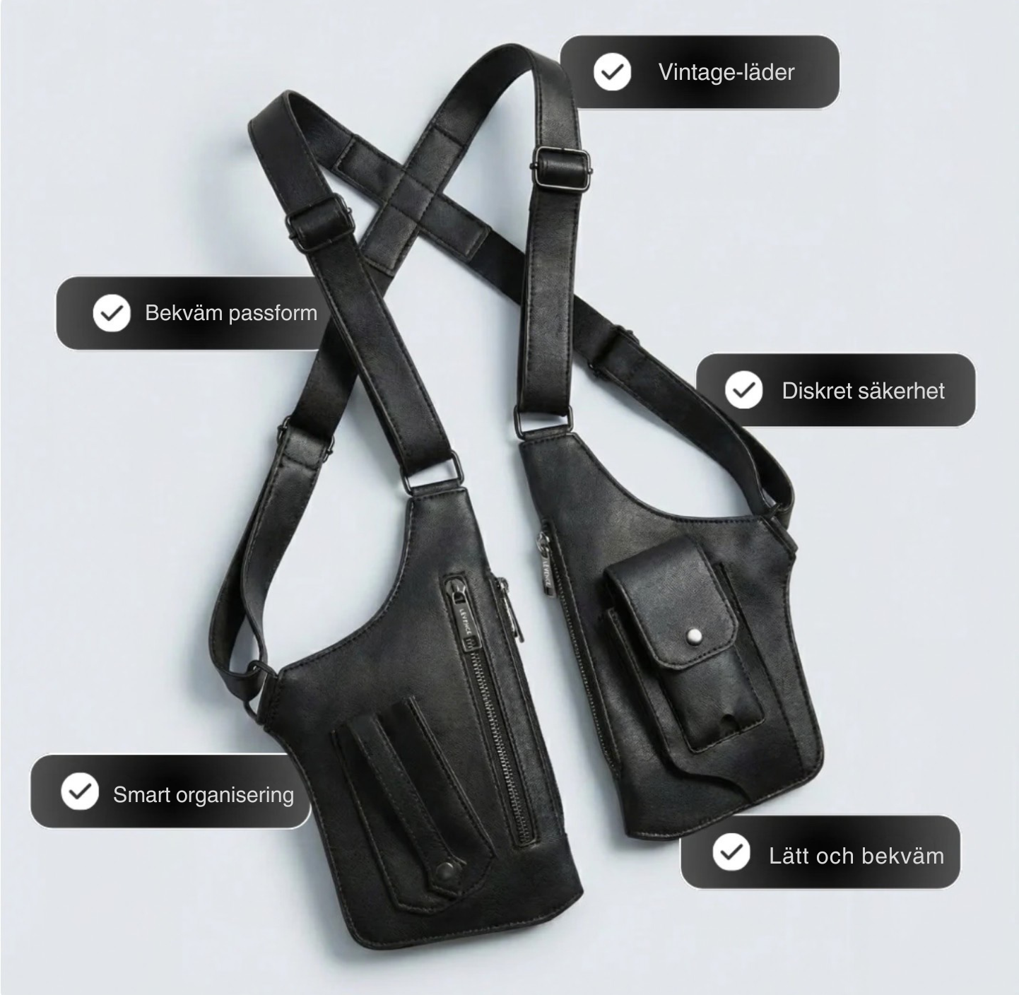 UrbanGuard – Diskret Anti-Theft Axelväska