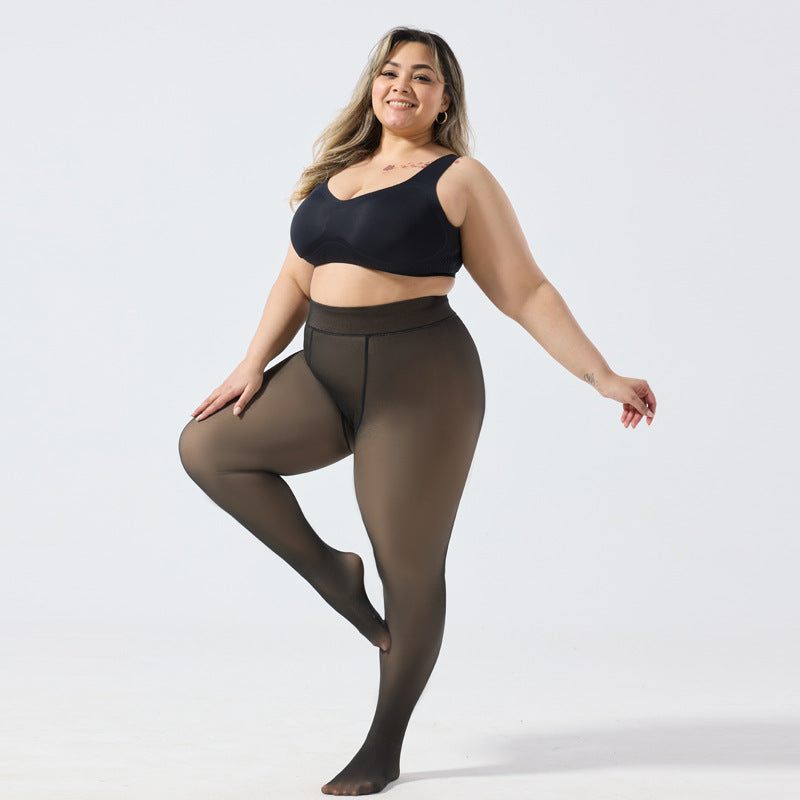 Värmande Premiumleggings med Skir Illusion