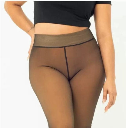 Värmande Premiumleggings med Skir Illusion