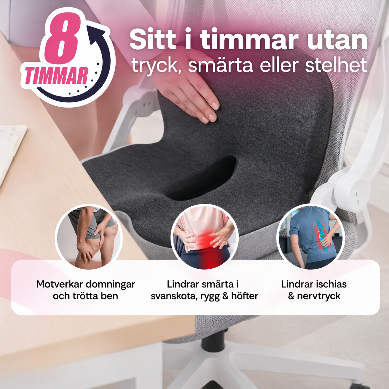 Avlastande Sittkudde Pro