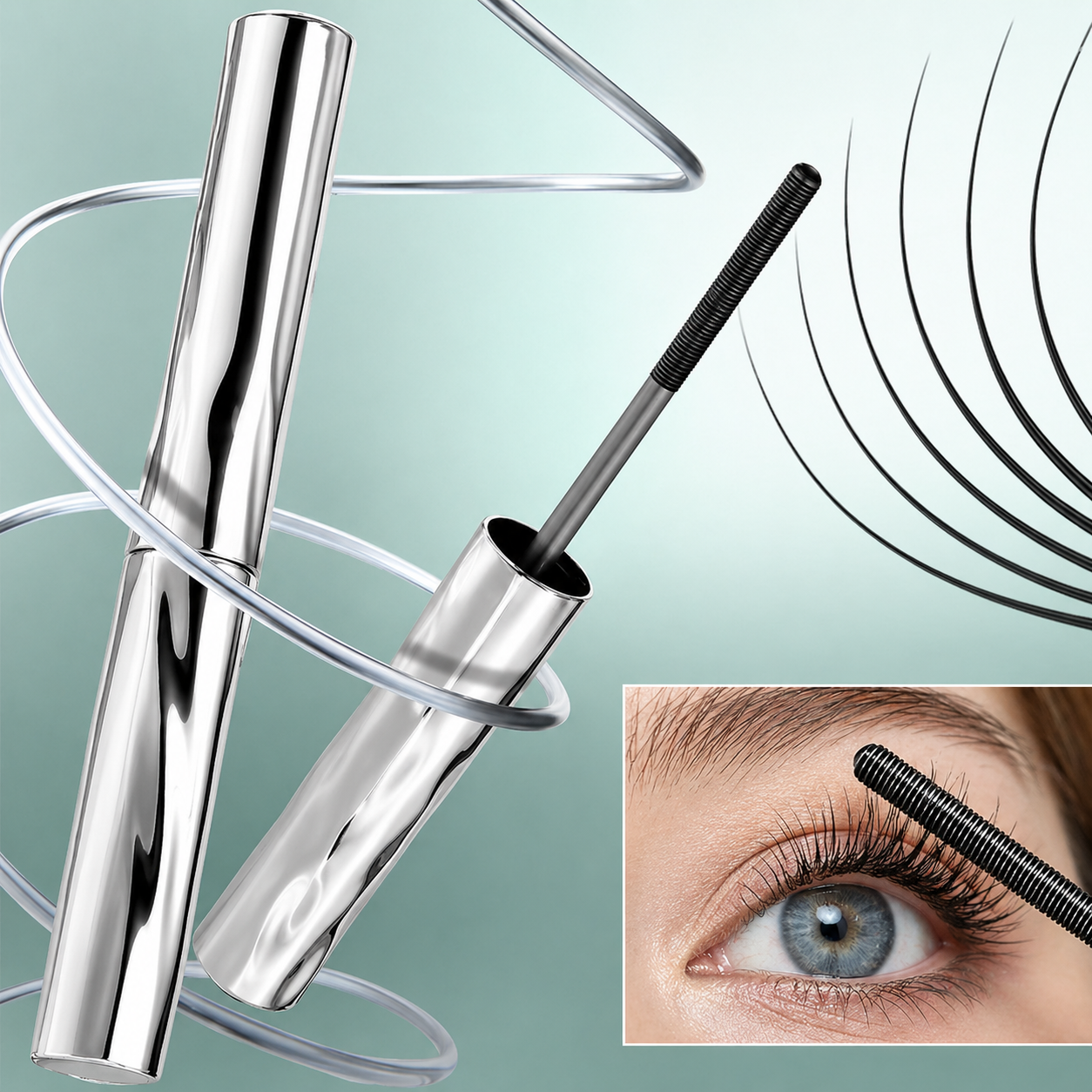 SteelFiber Mascara – Vattenfast mascara med metallborste