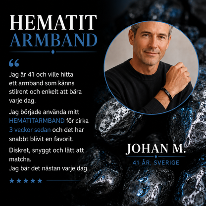 Veyron - Hematitarmband