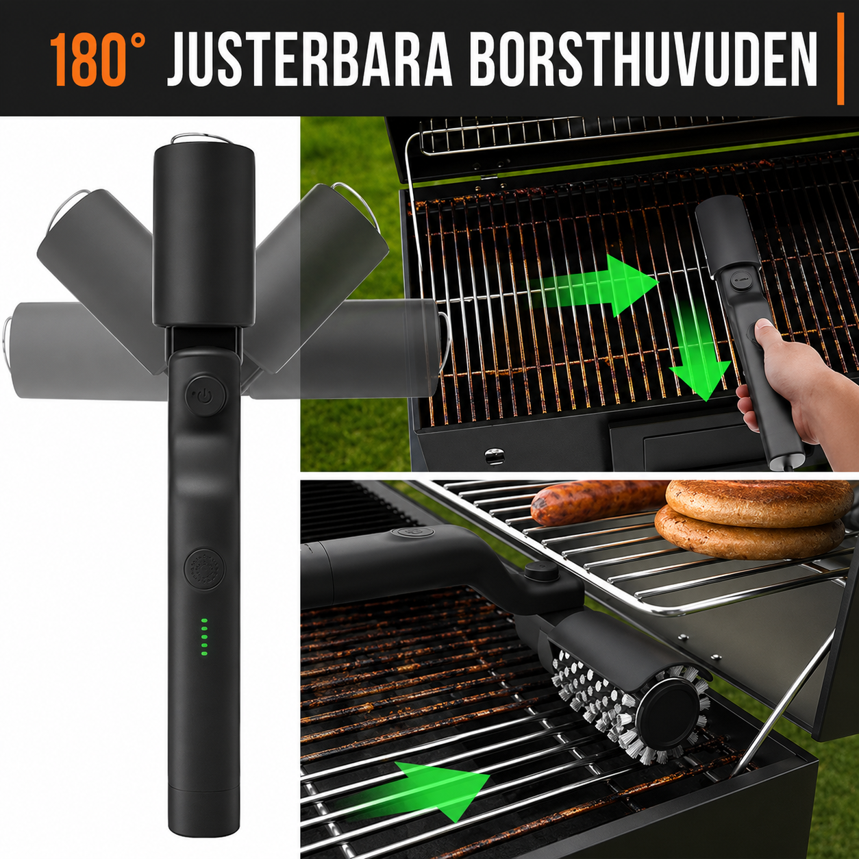 Grillora™ Elektrisk Grillborste