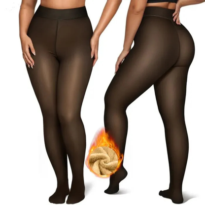 Värmande Premiumleggings med Skir Illusion