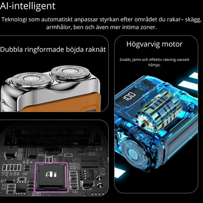 AI Skare Duo Shaver – Precision i fickformat