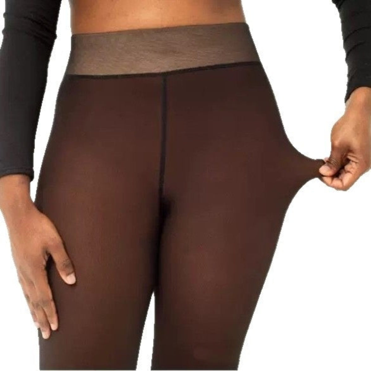 Värmande Premiumleggings med Skir Illusion