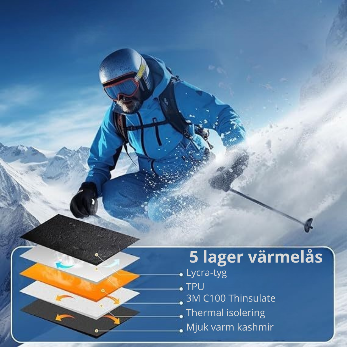 Premium Vinterhandskar med Pekskärm