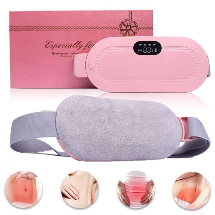 Mensbälte med värme & massage – lindrar mensvärk
