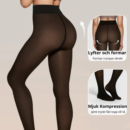 Värmande Premiumleggings med Skir Illusion